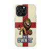 England Premium Phone Case — "We Own It" Lion Design (Magnetic · Impact-Resistant)