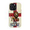 England Premium Phone Case — "We Own It" Lion Design (Magnetic · Impact-Resistant)