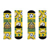 Brazil Premium Socks — "Respect the Pé" Jaguar Samba Crew