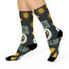 Argentina Premium Socks — "Tres Estrellas" Eagle, Sun & Empanada Pattern Crew