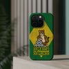 Brazil Premium Phone Case — "O Maior Do Mundo" Jaguar Design (Magnetic · Impact-Resistant)
