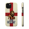England Premium Phone Case — "We Own It" Lion Design (Magnetic · Impact-Resistant)
