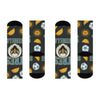 Argentina Premium Socks — "Tres Estrellas" Eagle, Sun & Empanada Pattern Crew