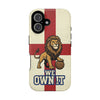 England Premium Phone Case — "We Own It" Lion Design (Magnetic · Impact-Resistant)