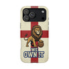 England Premium Phone Case — "We Own It" Lion Design (Magnetic · Impact-Resistant)