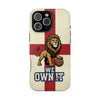 England Premium Phone Case — "We Own It" Lion Design (Magnetic · Impact-Resistant)