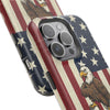 USA Premium Phone Case — "It's Called Soccer" Eagle Design (Magnetic · Impact-Resistant)