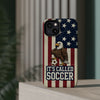 USA Premium Phone Case — "It's Called Soccer" Eagle Design (Magnetic · Impact-Resistant)