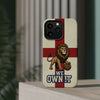 England Premium Phone Case — "We Own It" Lion Design (Magnetic · Impact-Resistant)