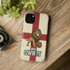 England Premium Phone Case — "We Own It" Lion Design (Magnetic · Impact-Resistant)