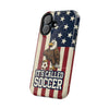 USA Premium Phone Case — "It's Called Soccer" Eagle Design (Magnetic · Impact-Resistant)