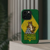Brazil Premium Phone Case — "O Maior Do Mundo" Jaguar Design (Magnetic · Impact-Resistant)