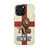 England Premium Phone Case — "We Own It" Lion Design (Magnetic · Impact-Resistant)