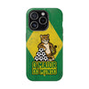 Brazil Premium Phone Case — "O Maior Do Mundo" Jaguar Design (Magnetic · Impact-Resistant)