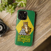 Brazil Premium Phone Case — "O Maior Do Mundo" Jaguar Design (Magnetic · Impact-Resistant)