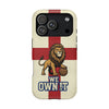 England Premium Phone Case — "We Own It" Lion Design (Magnetic · Impact-Resistant)