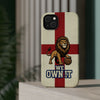 England Premium Phone Case — "We Own It" Lion Design (Magnetic · Impact-Resistant)