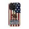 USA Premium Phone Case — "It's Called Soccer" Eagle Design (Magnetic · Impact-Resistant)