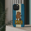 Argentina Premium Phone Case — "Tres Estrellas" Capybara Design (Magnetic · Impact-Resistant)