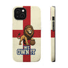 England Premium Phone Case — "We Own It" Lion Design (Magnetic · Impact-Resistant)
