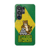 Brazil Premium Phone Case — "O Maior Do Mundo" Jaguar Design (Magnetic · Impact-Resistant)