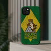 Brazil Premium Phone Case — "O Maior Do Mundo" Jaguar Design (Magnetic · Impact-Resistant)