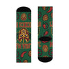 Mexico Premium Socks — "Más" Luchador Soccer Crew