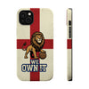 England Premium Phone Case — "We Own It" Lion Design (Magnetic · Impact-Resistant)