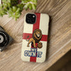 England Premium Phone Case — "We Own It" Lion Design (Magnetic · Impact-Resistant)
