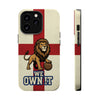 England Premium Phone Case — "We Own It" Lion Design (Magnetic · Impact-Resistant)