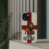 England Premium Phone Case — "We Own It" Lion Design (Magnetic · Impact-Resistant)