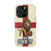 England Premium Phone Case — "We Own It" Lion Design (Magnetic · Impact-Resistant)