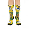 Brazil Premium Socks — "Respect the Pé" Jaguar Samba Crew
