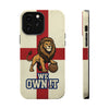England Premium Phone Case — "We Own It" Lion Design (Magnetic · Impact-Resistant)