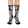 USA Premium Socks — "Where's the Halftime Show?" Eagle Patriotic Crew