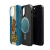 Argentina Premium Phone Case — "Tres Estrellas" Capybara Design (Magnetic · Impact-Resistant)