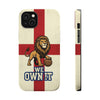 England Premium Phone Case — "We Own It" Lion Design (Magnetic · Impact-Resistant)