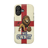 England Premium Phone Case — "We Own It" Lion Design (Magnetic · Impact-Resistant)