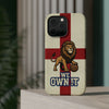 England Premium Phone Case — "We Own It" Lion Design (Magnetic · Impact-Resistant)
