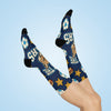 Argentina Premium Socks — "Count The Stars" Cheetah Mascot Crew