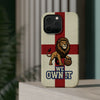 England Premium Phone Case — "We Own It" Lion Design (Magnetic · Impact-Resistant)