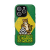 Brazil Premium Phone Case — "O Maior Do Mundo" Jaguar Design (Magnetic · Impact-Resistant)
