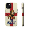 England Premium Phone Case — "We Own It" Lion Design (Magnetic · Impact-Resistant)
