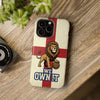 England Premium Phone Case — "We Own It" Lion Design (Magnetic · Impact-Resistant)