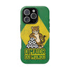 Brazil Premium Phone Case — "O Maior Do Mundo" Jaguar Design (Magnetic · Impact-Resistant)