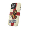 England Premium Phone Case — "We Own It" Lion Design (Magnetic · Impact-Resistant)