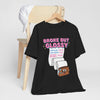 Overdraft Glam Tee — "Broke But Glossy"